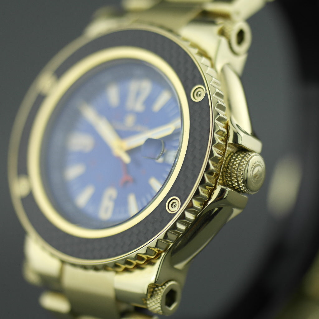 Constantin Weisz 21 jewels Gent's Gold plated sport Automatic wrist watch with bracelet 10ATM