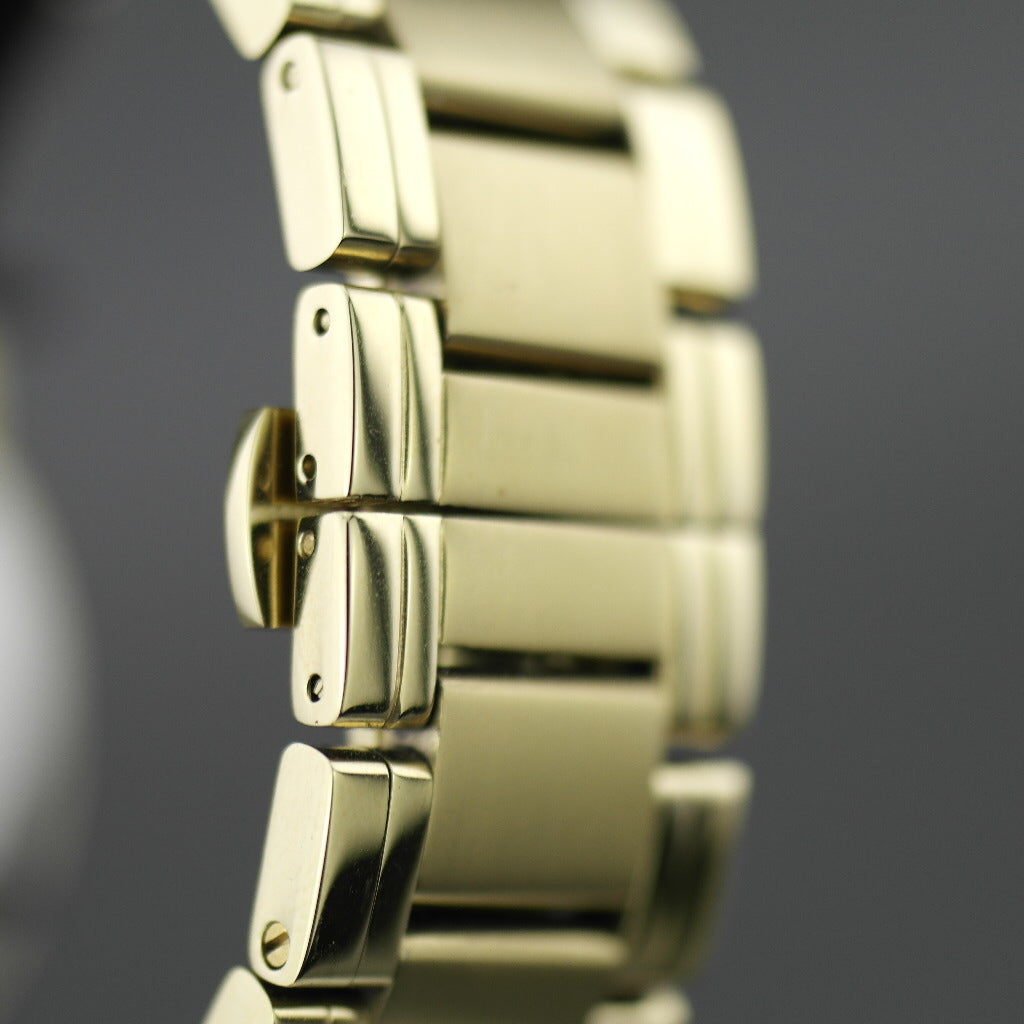 Constantin Weisz, 21 Juwelen, vergoldete Herren-Sport-Automatikarmbanduhr mit Armband, 10 ATM