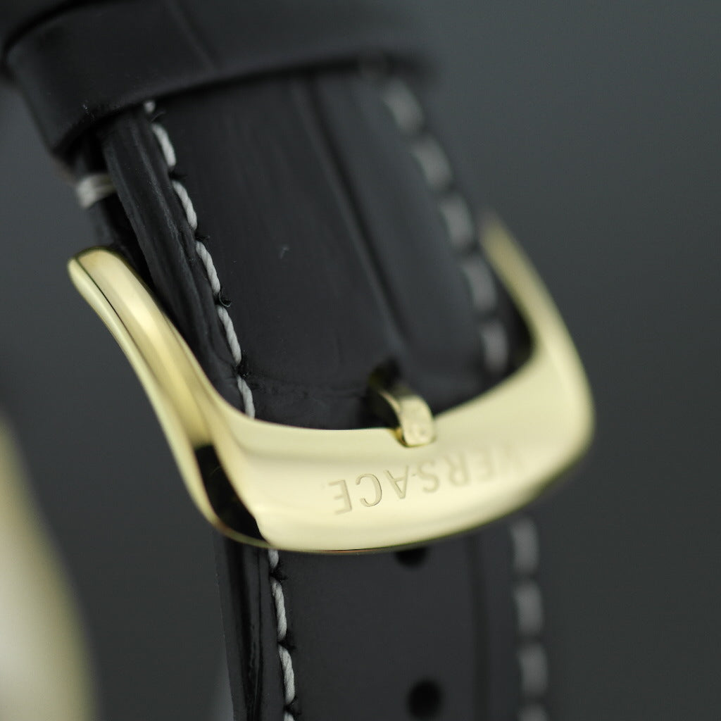 Versace V-Sport II gold plated wristwatch with strap