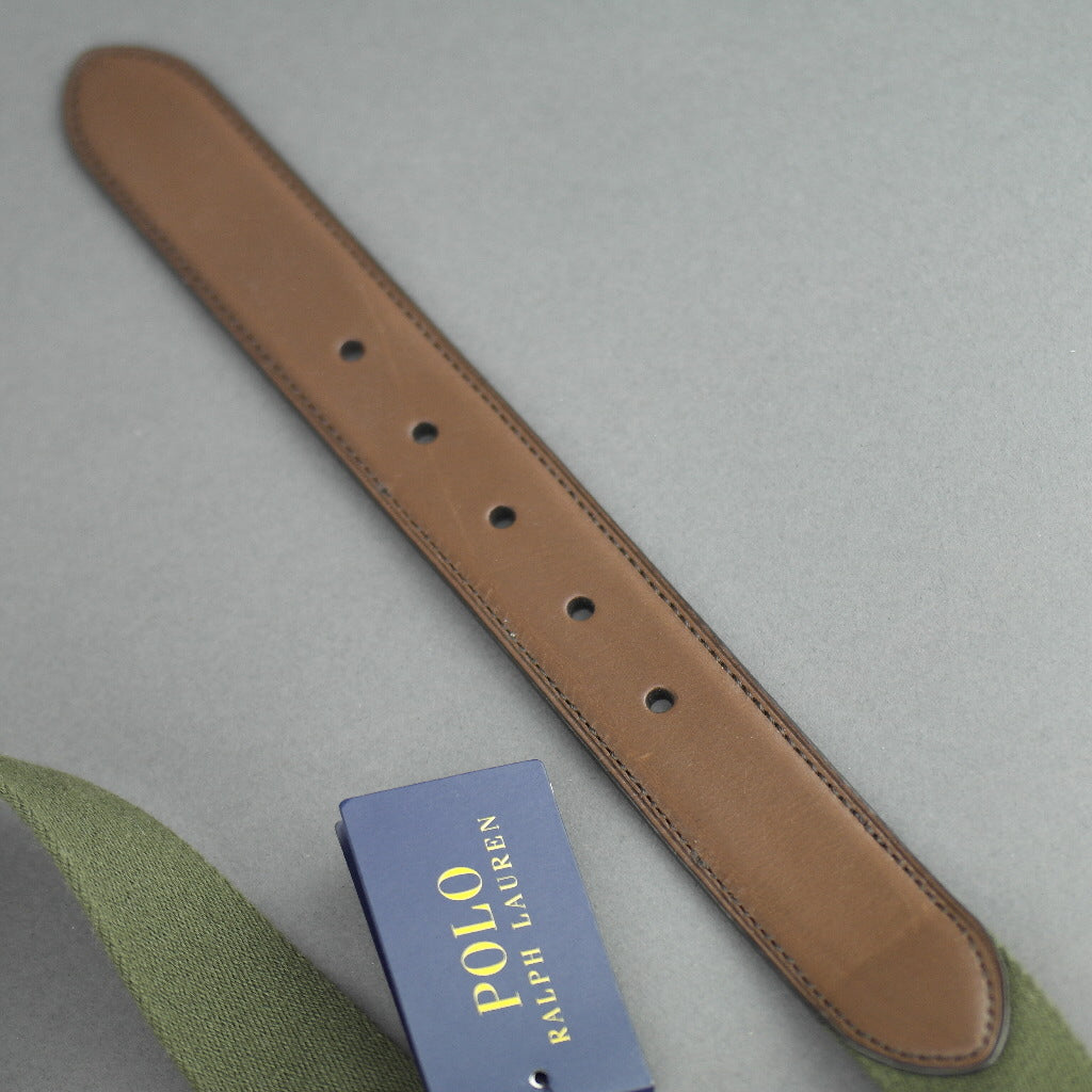 Polo Ralph Lauren Men's Webbed Roller Buckle Belt