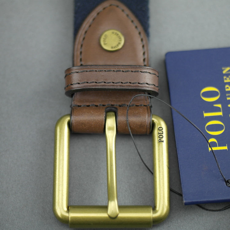 Polo Ralph Lauren Men's Webbed Roller Buckle Belt