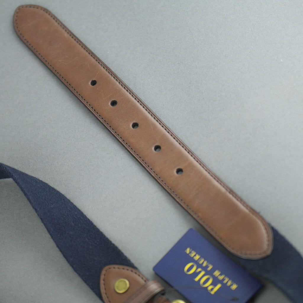 Polo Ralph Lauren Men's Webbed Roller Buckle Belt