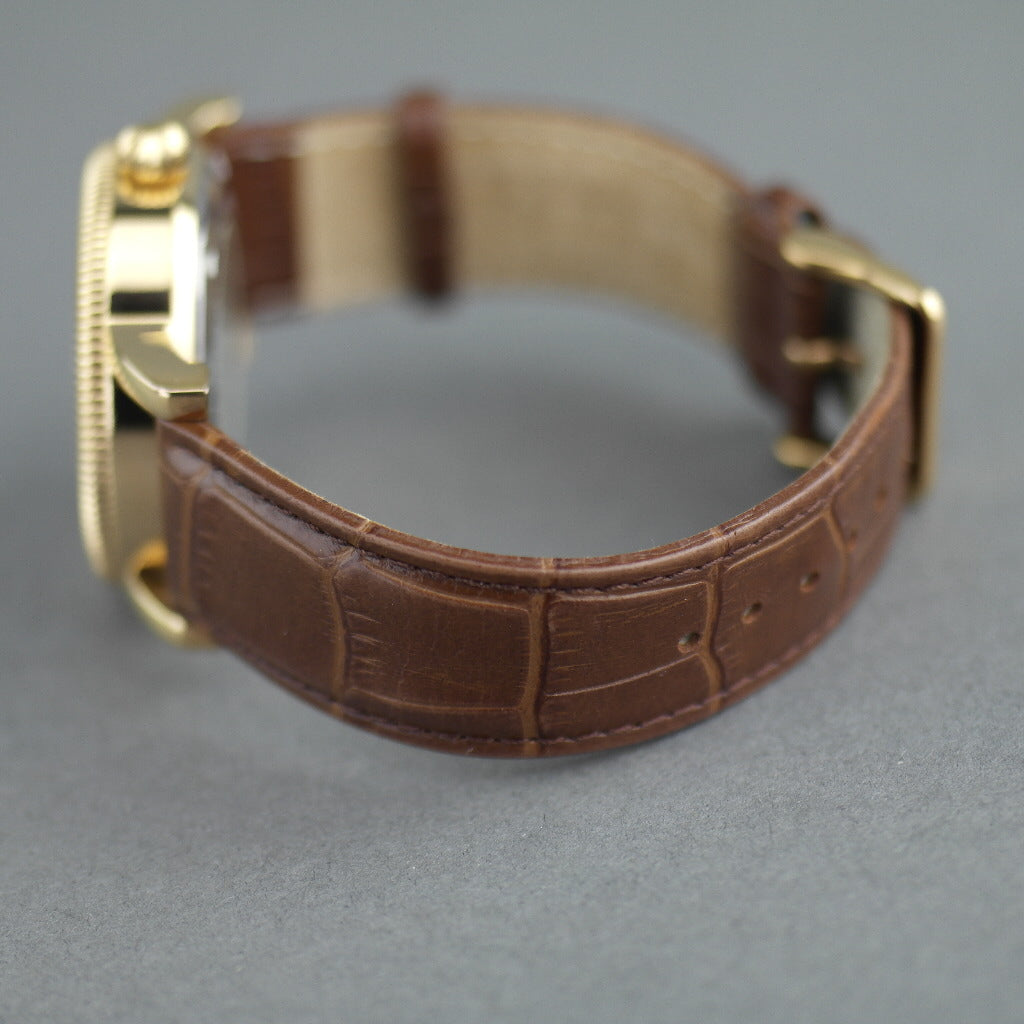 Constantin Weisz Open heart automatic wrist watch gold tone bronze dial