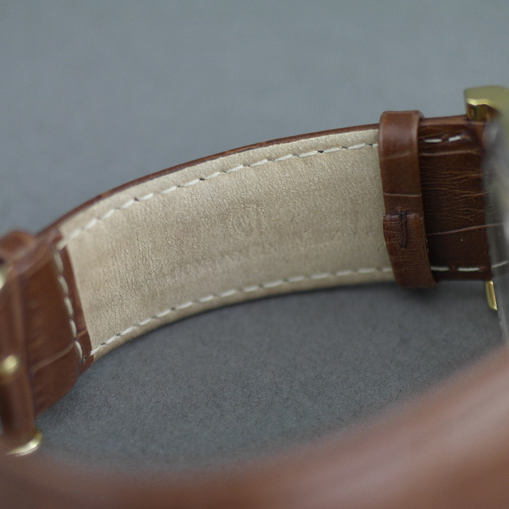 Constantin Weisz Open Heart Automatik-Armbanduhr mit goldfarbenem und silbernem Zifferblatt 
