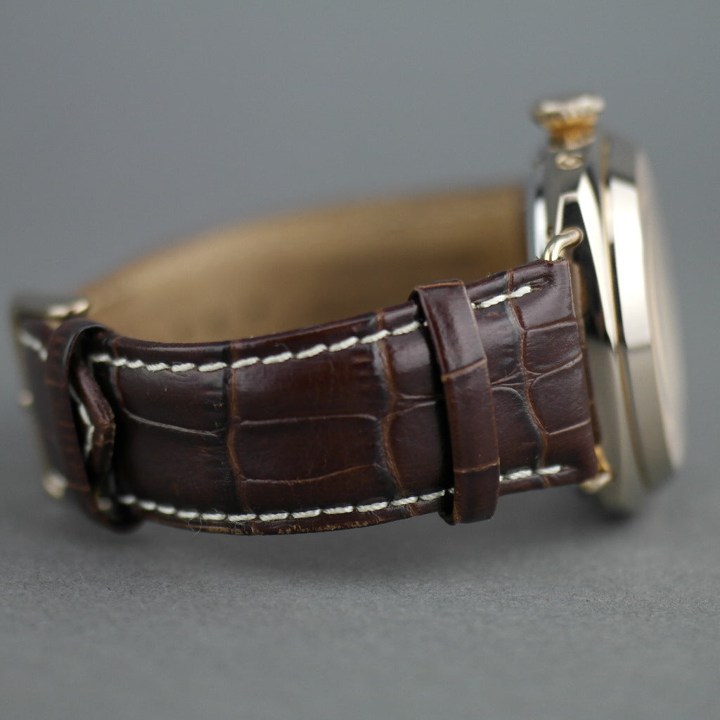 Constantin Weisz Automatik-Armbanduhr mit offenem Herzen und Lederarmband