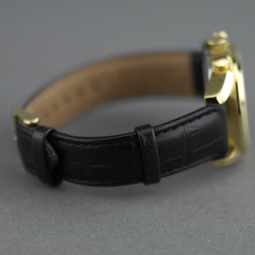 Constantin Weisz klassische Automatik-Armbanduhr mit offenem Herzen und Lederarmband