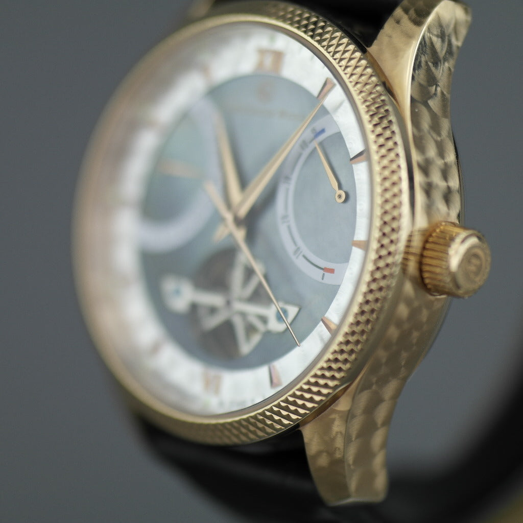 Constantin Weisz klassische automatische Armbanduhr mit offenem Herzen und 38 Steinen