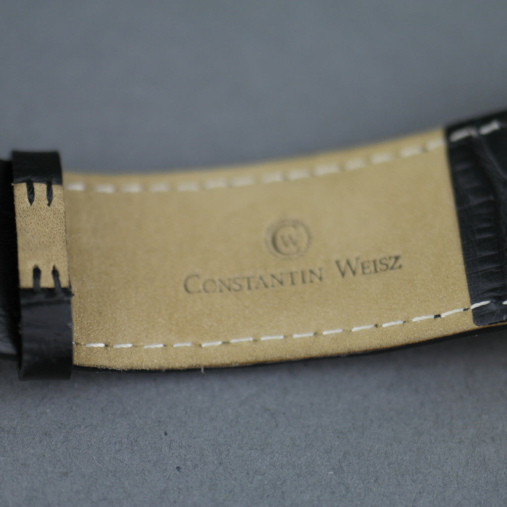 Constantin Weisz klassische automatische Armbanduhr mit offenem Herzen und 38 Steinen