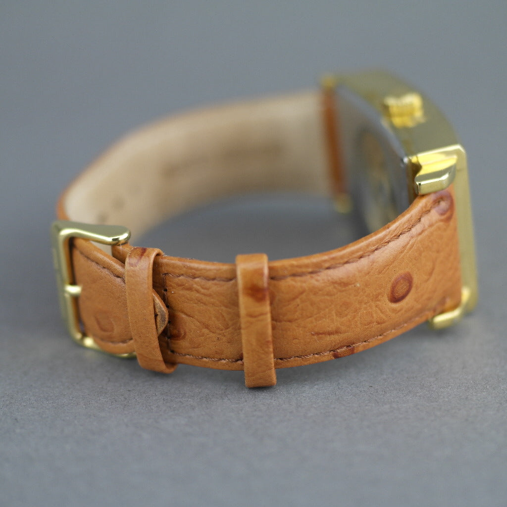 Constantin Weisz Automatische vergoldete Armbanduhr mit Skelett-Perlmutt-Zifferblatt