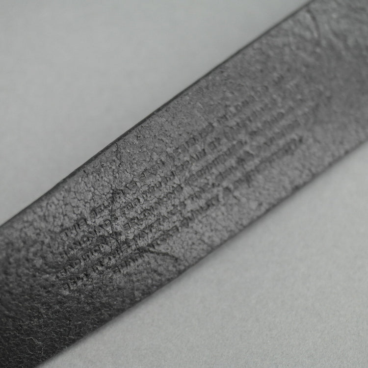 Elliot Rhodes Gents Casual black laser cut full grain leather belt