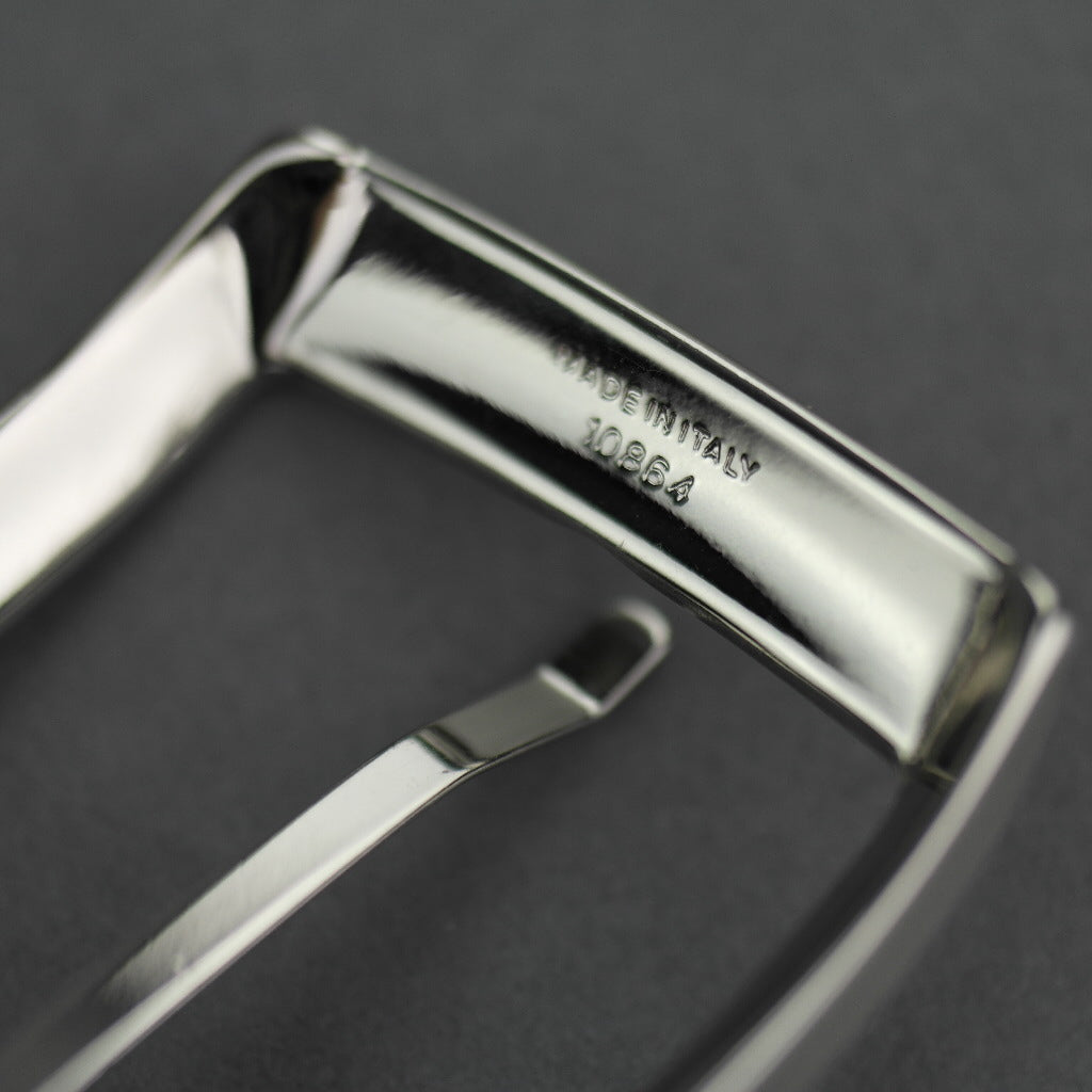 Elliot Rhodes Gents Lässiger schwarzer, lasergeschnittener Vollnarbenledergürtel