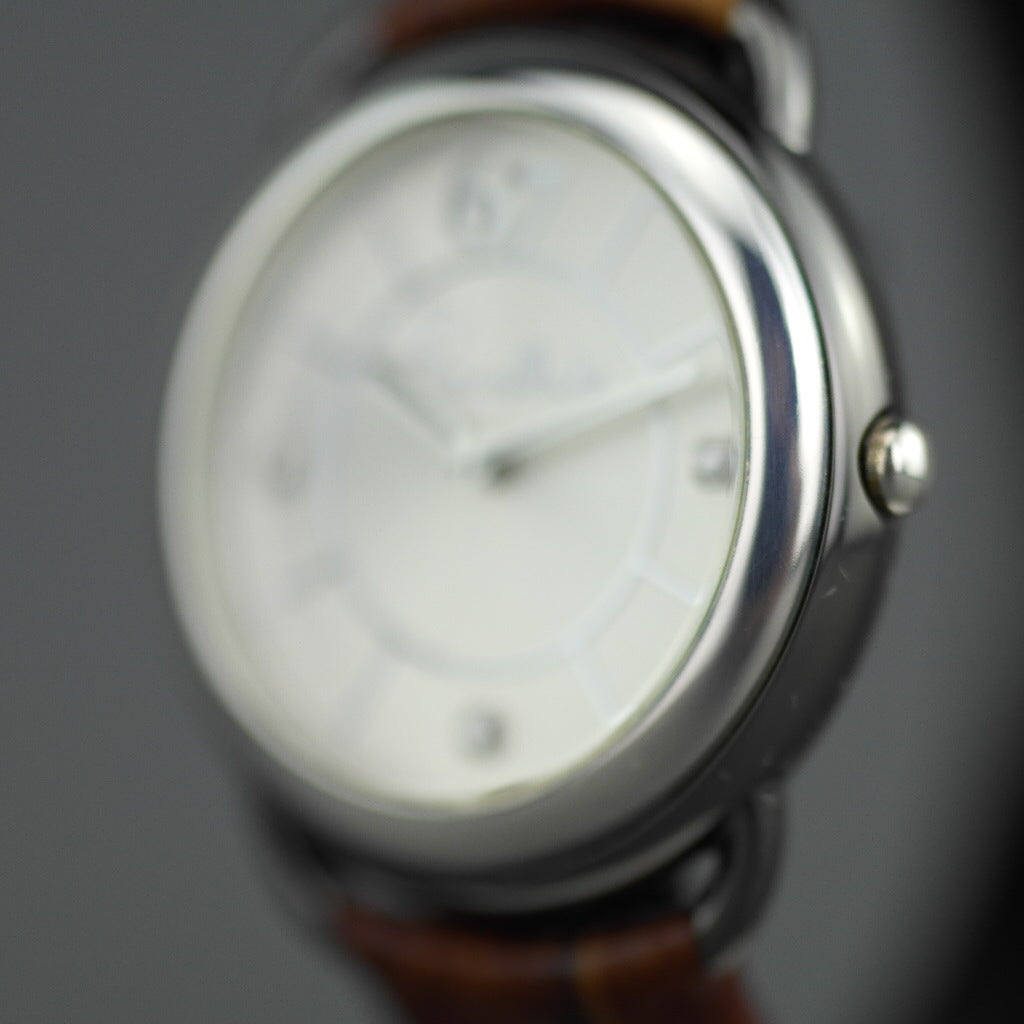 Pomellato 67 Limited Edition Ladies wristwatch with Diamonds with brown strap