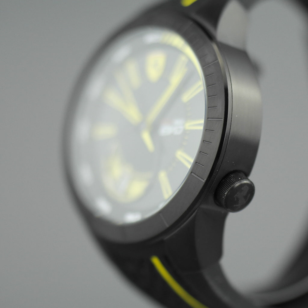 Ferrari Scuderia RedRev Evo Men's Silicone Band Watch