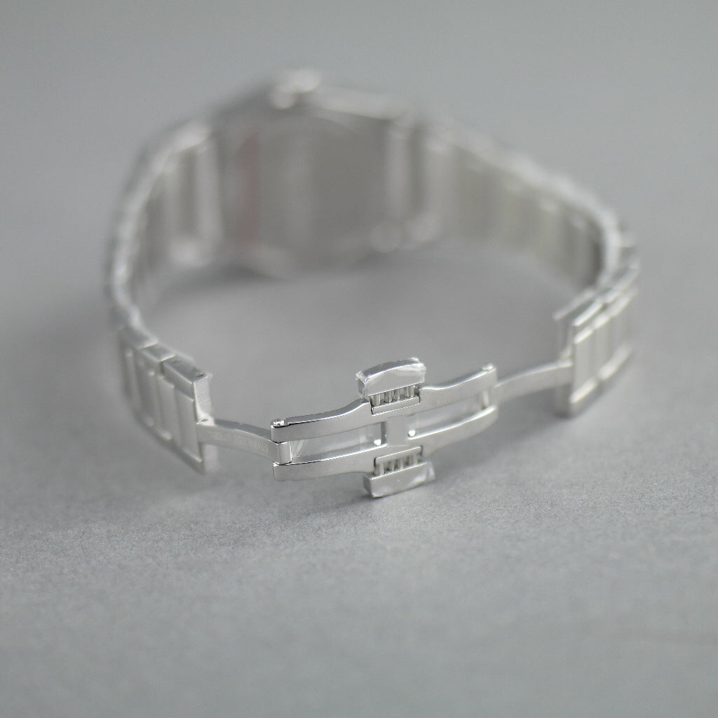 Calvin Klein Step Armbanduhr mit schwarzem Zifferblatt und Datum