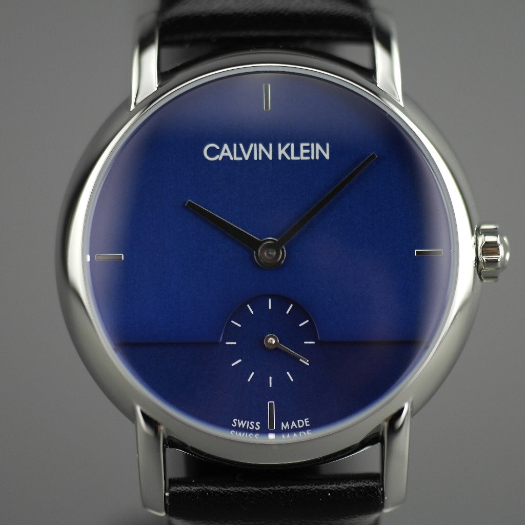 Calvin Klein Established wrist watch with blue dial