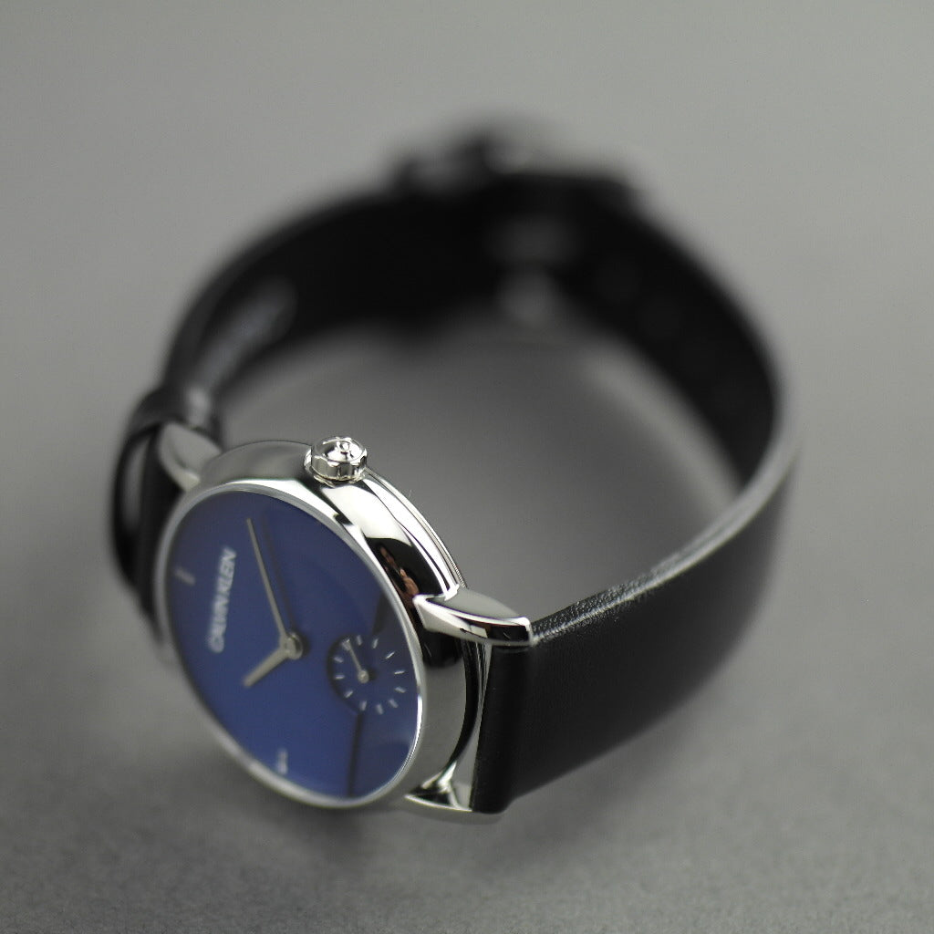 Calvin Klein Established Armbanduhr mit blauem Zifferblatt