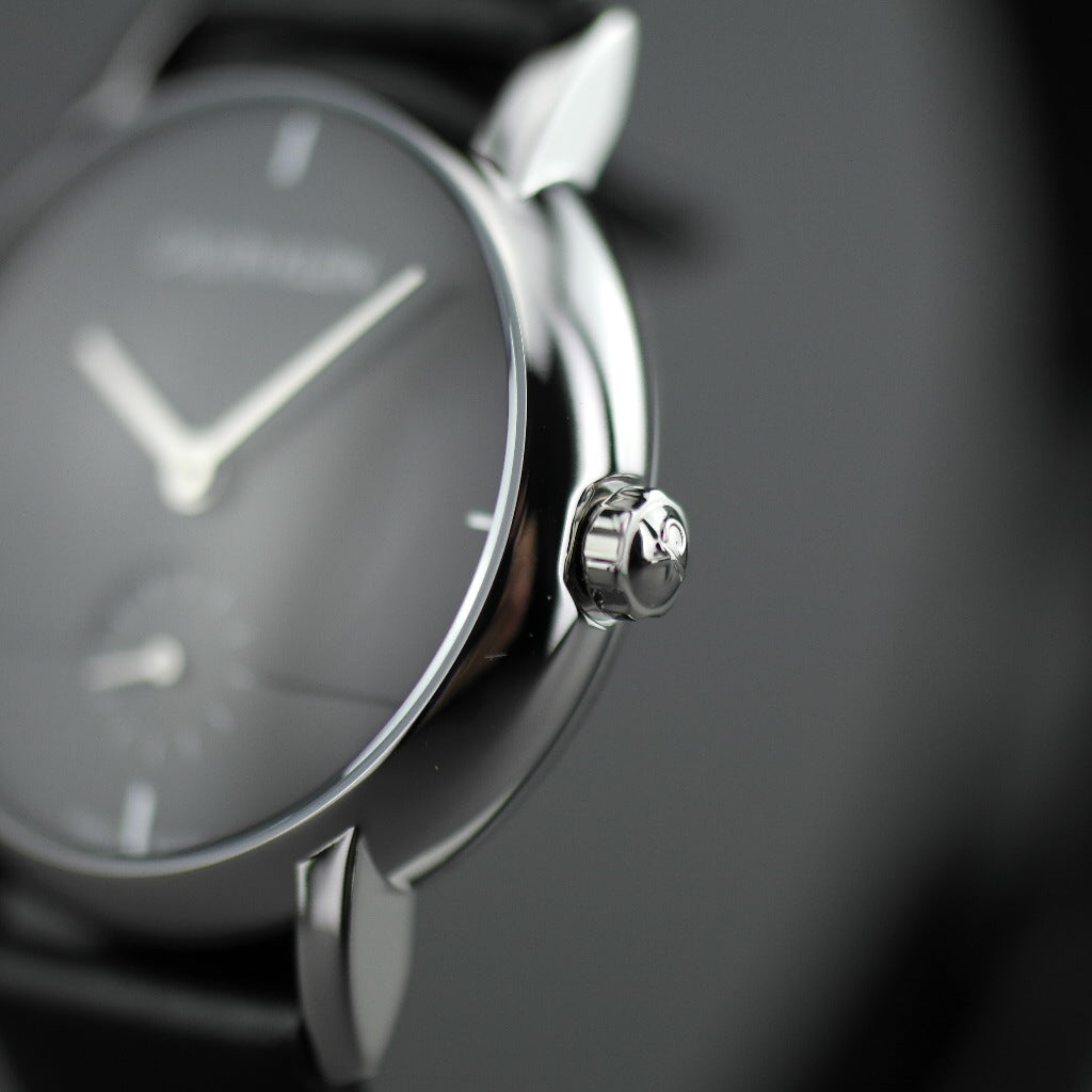 Calvin Klein Established Armbanduhr mit schwarzem Zifferblatt