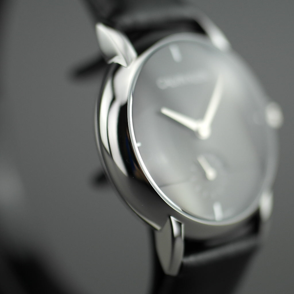 Calvin Klein Established Armbanduhr mit schwarzem Zifferblatt