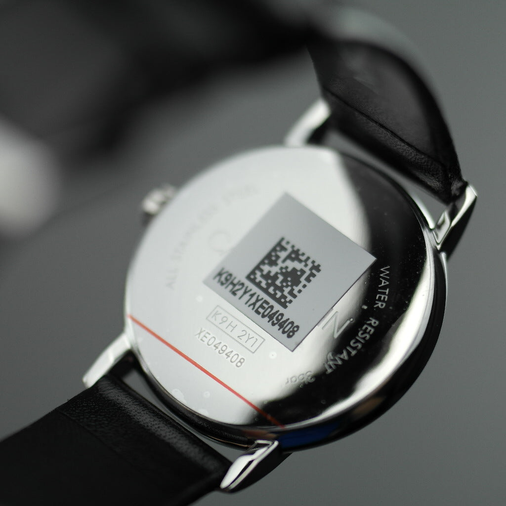 Calvin Klein Established Armbanduhr mit schwarzem Zifferblatt