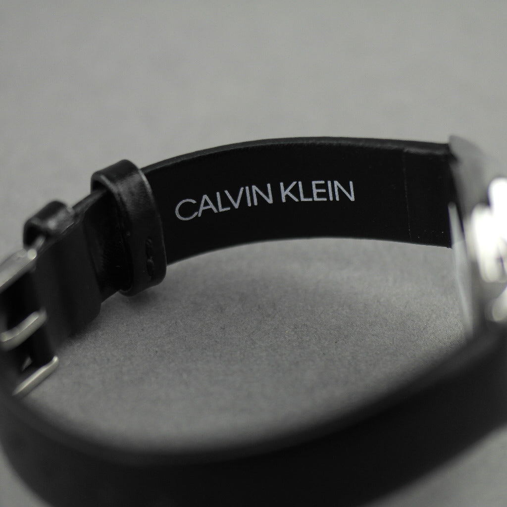 Calvin Klein Established Armbanduhr mit schwarzem Zifferblatt