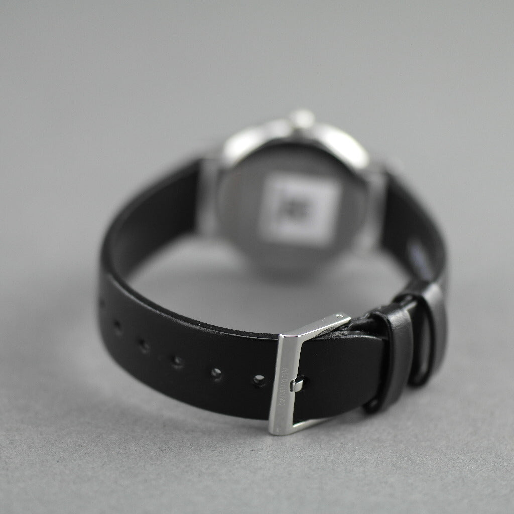Calvin Klein Established Armbanduhr mit schwarzem Zifferblatt