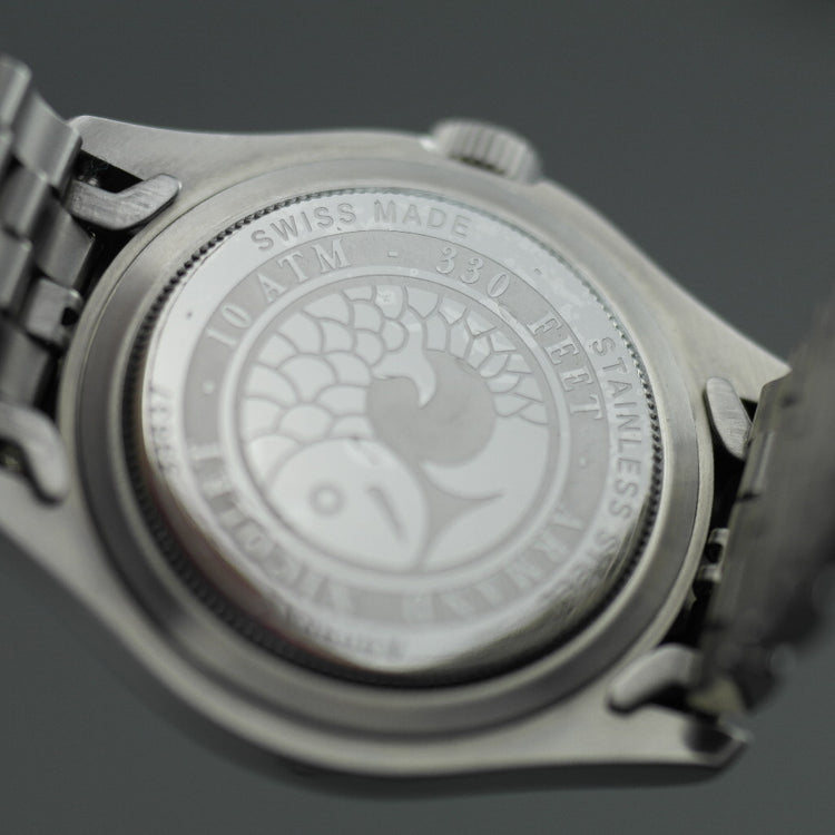 Armand Nicolet Automatic Swiss wristwatch stainless steel bracelet