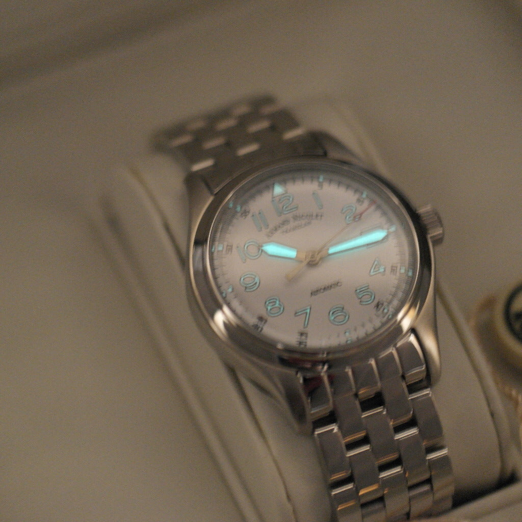 Armand Nicolet Automatic Swiss wristwatch stainless steel bracelet