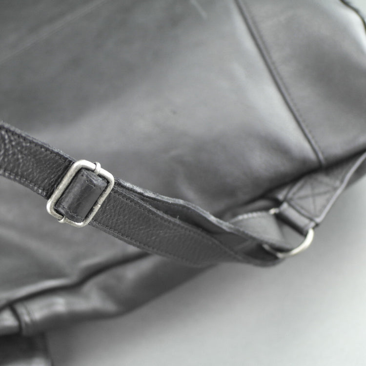 Vilenca Holland Black Genuine Leather Business Backpack bag