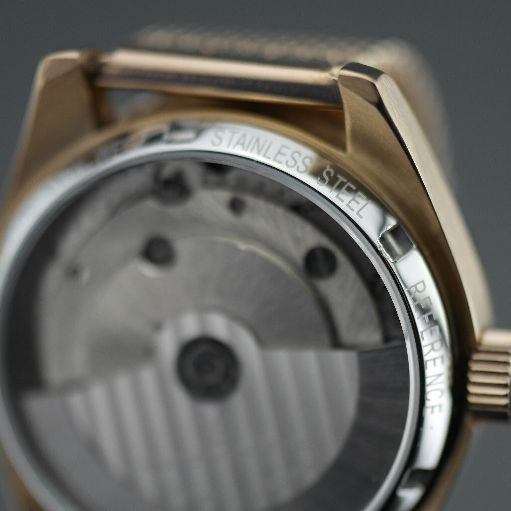 Constantin Weisz Automatic Double heart gold plated wrist watch with bracelet