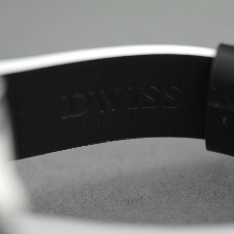 DWISS Limited Edition Swiss quartz white dial wristwatch with strap