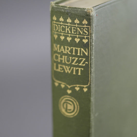 Primera edición del libro antiguo de 1907 de Charles Dickens "Martin Chuzzlewit" Londres