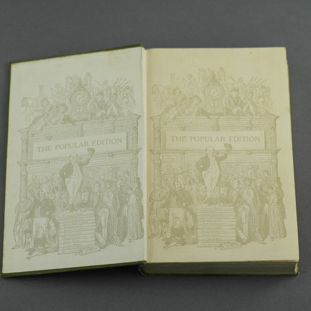 Primera edición del libro antiguo de 1907 de Charles Dickens "Martin Chuzzlewit" Londres