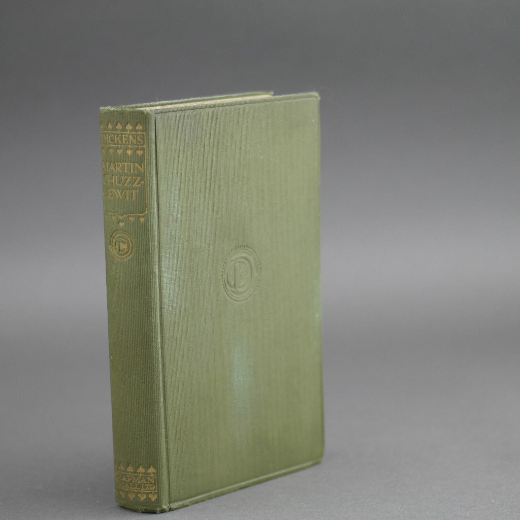 Primera edición del libro antiguo de 1914 de Charles Dickens "Martin Chuzzlewit" Londres