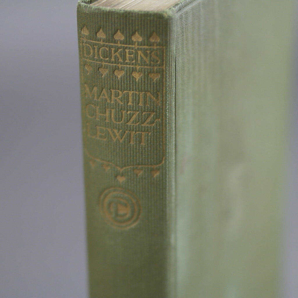 Primera edición del libro antiguo de 1914 de Charles Dickens "Martin Chuzzlewit" Londres