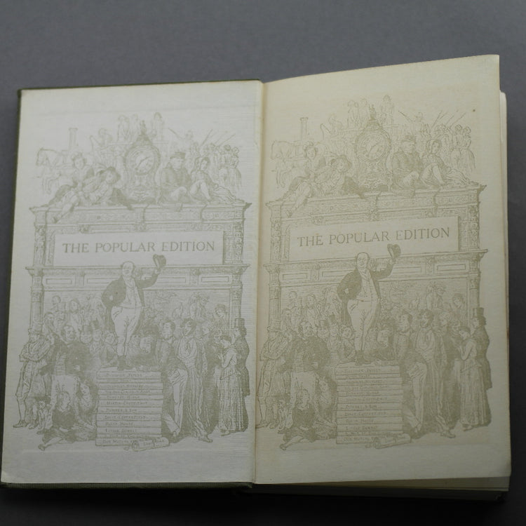 Erstausgabe eines antiken Buches von Charles Dickens „Martin Chuzzlewit“ aus dem Jahr 1914, London