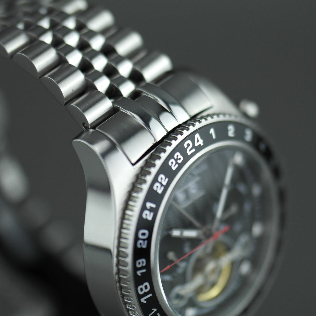 Constantin Weisz Classic Reloj de pulsera automático con corazón abierto y brazalete