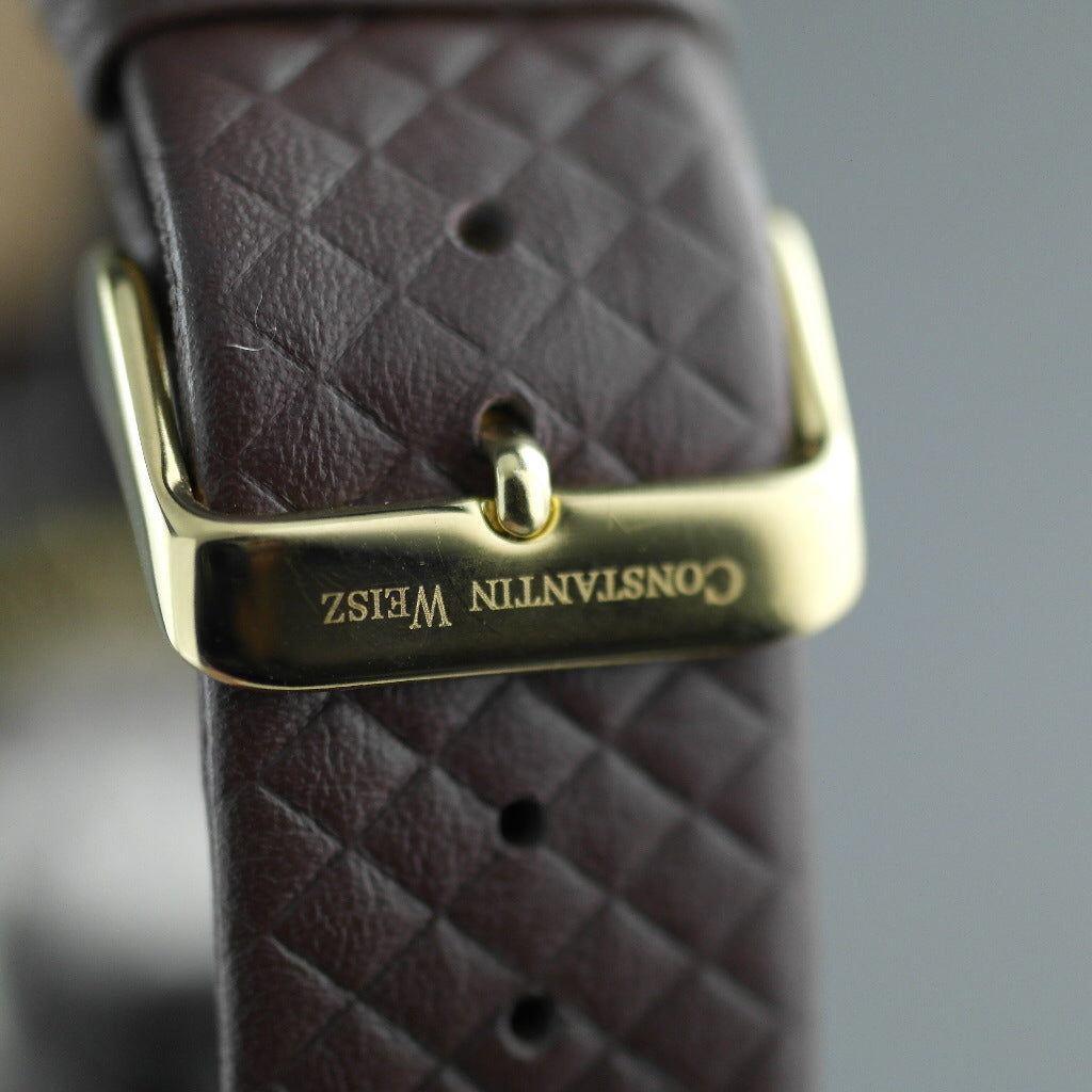 Constantin Weisz Edition Heritage Panamerica Automatische vergoldete Armbanduhr