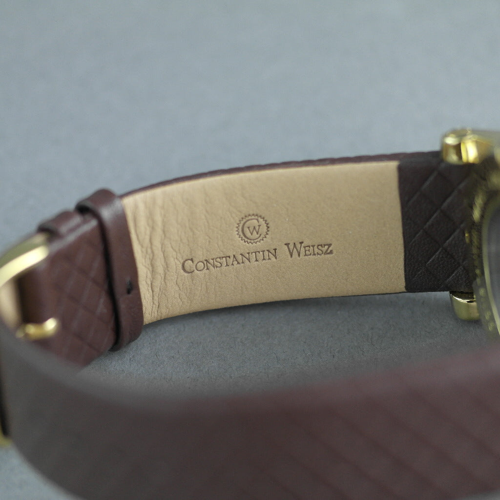 Constantin Weisz Edition Heritage Panamerica Automatische vergoldete Armbanduhr