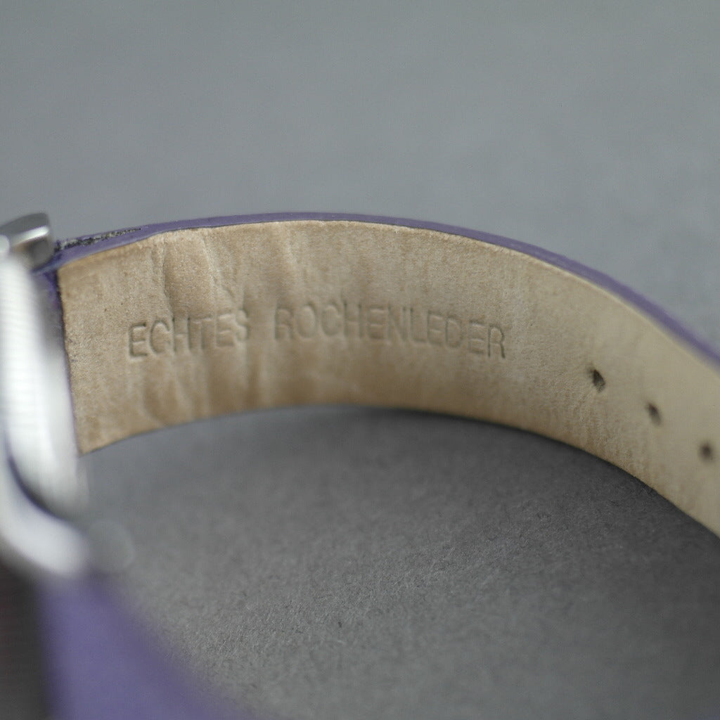 Constantin Weisz Purple Love Reloj de pulsera automático con esfera de nácar y bisel incrustado