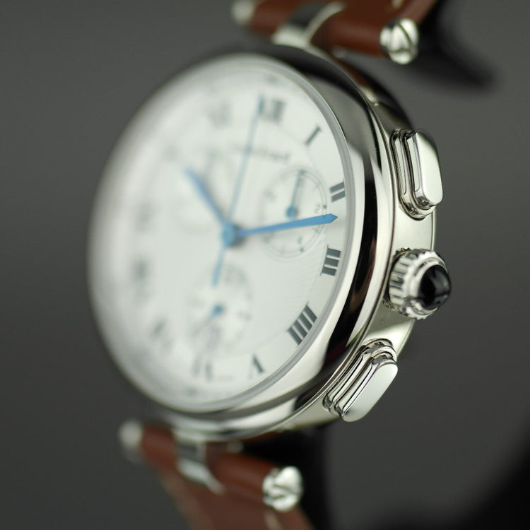 Louis Erard Chronograph-Armbanduhr mit Armband aus der Romance-Kollektion