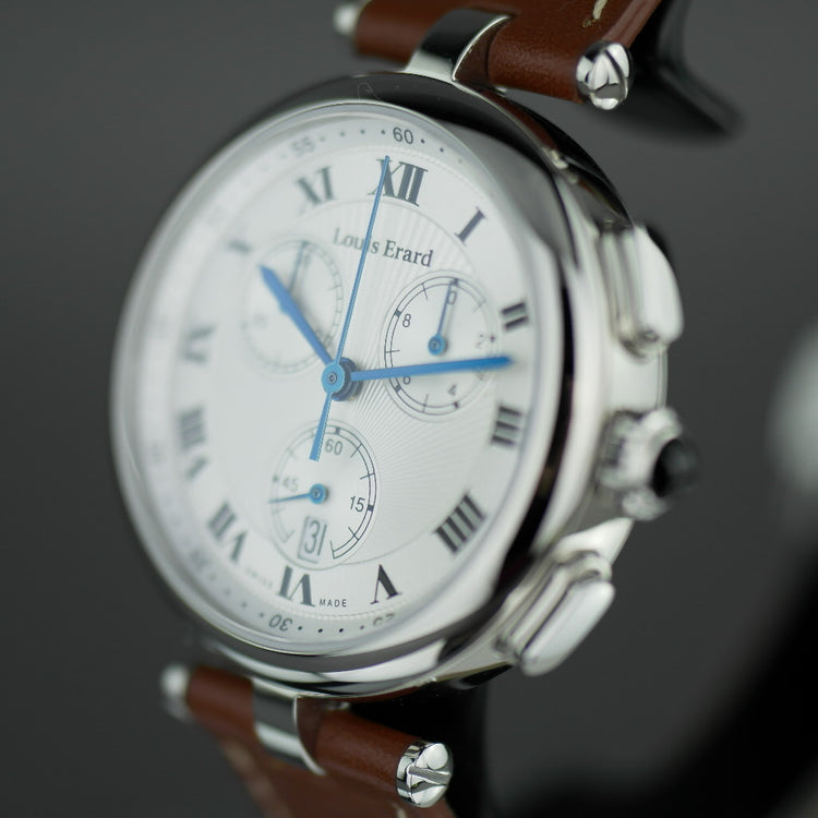 Louis Erard Chronograph wrist watch with strap Romance Collection