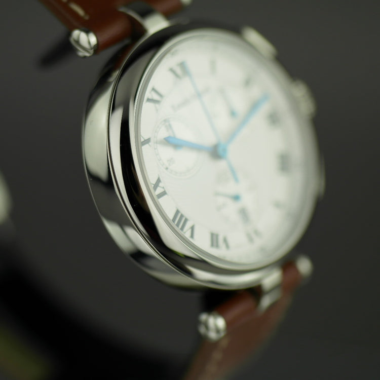 Louis Erard Chronograph-Armbanduhr mit Armband aus der Romance-Kollektion