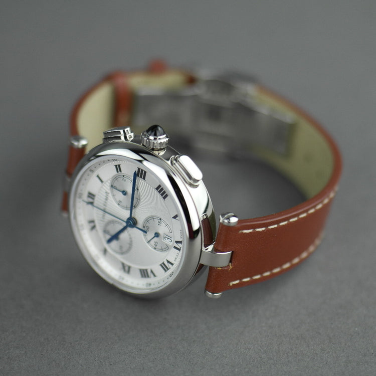 Louis Erard Chronograph-Armbanduhr mit Armband aus der Romance-Kollektion