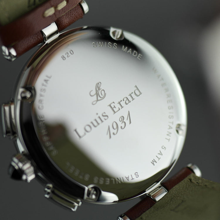 Reloj de pulsera Louis Erard Cronógrafo con correa Colección Romance