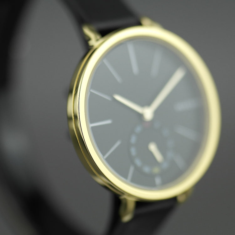 Reloj de pulsera Skagen Hagen chapado en oro con correa