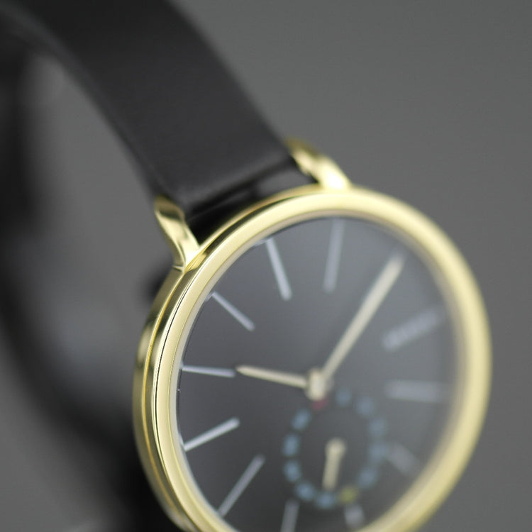 Reloj de pulsera Skagen Hagen chapado en oro con correa