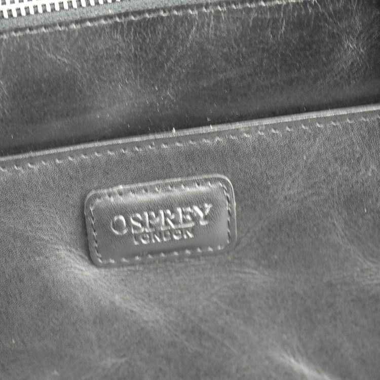 Osprey London Matthew X-Body Umhängetasche aus glasiertem Kalbsleder