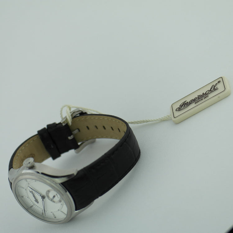 Ingersoll Bloomsbury wrist watch black leather strap
