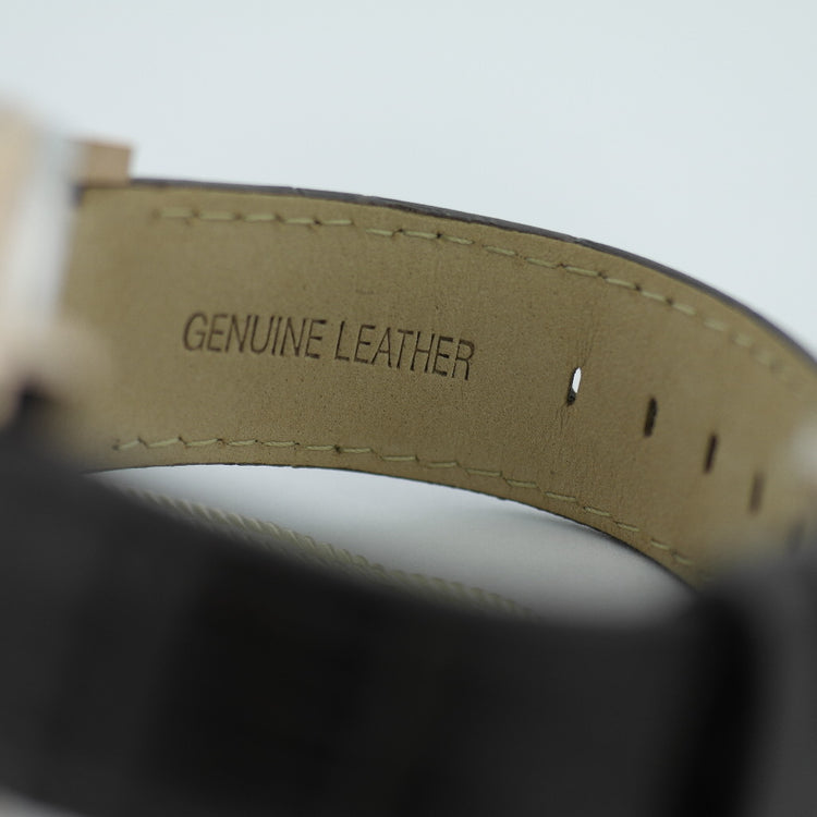 Tachymeter quartz Ingersoll Exmouth wrist watch brown leather strap