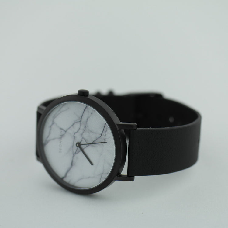 The White Marble ultra-cool wrist watch Deon Dane Kangaroo leather strap